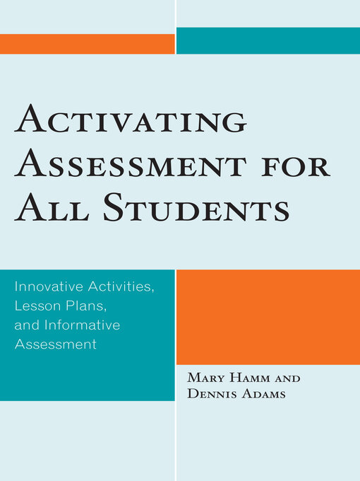 Title details for Activating Assessment for All Students by Mary Hamm - Available